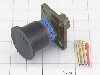 Розетка СНЦ144К-3/9РО11-AWП "5"