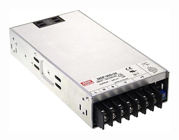 MSP-300-15 - AC-DC, med, ККМ, 330Вт, вход 85…264В AC, 47…63Гц /120…370В DC, выход 15В/22A,  рег. вых 13.5…18В, изоляция 4000В AC, в кожухе 199х105х41мм, -40…+70°С, доп. выход 5В/0.3А