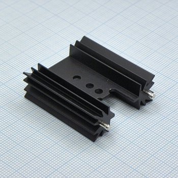 V7477X - Радиатор для корпусов TO220/SOT32, 12.7x34,9x38мм, тепловое сопротивление 11К/Вт