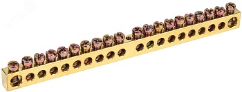 Шина PEN "земля-ноль" 8х12мм 20/1 (20групп/креп по цент) YNN20-20-100