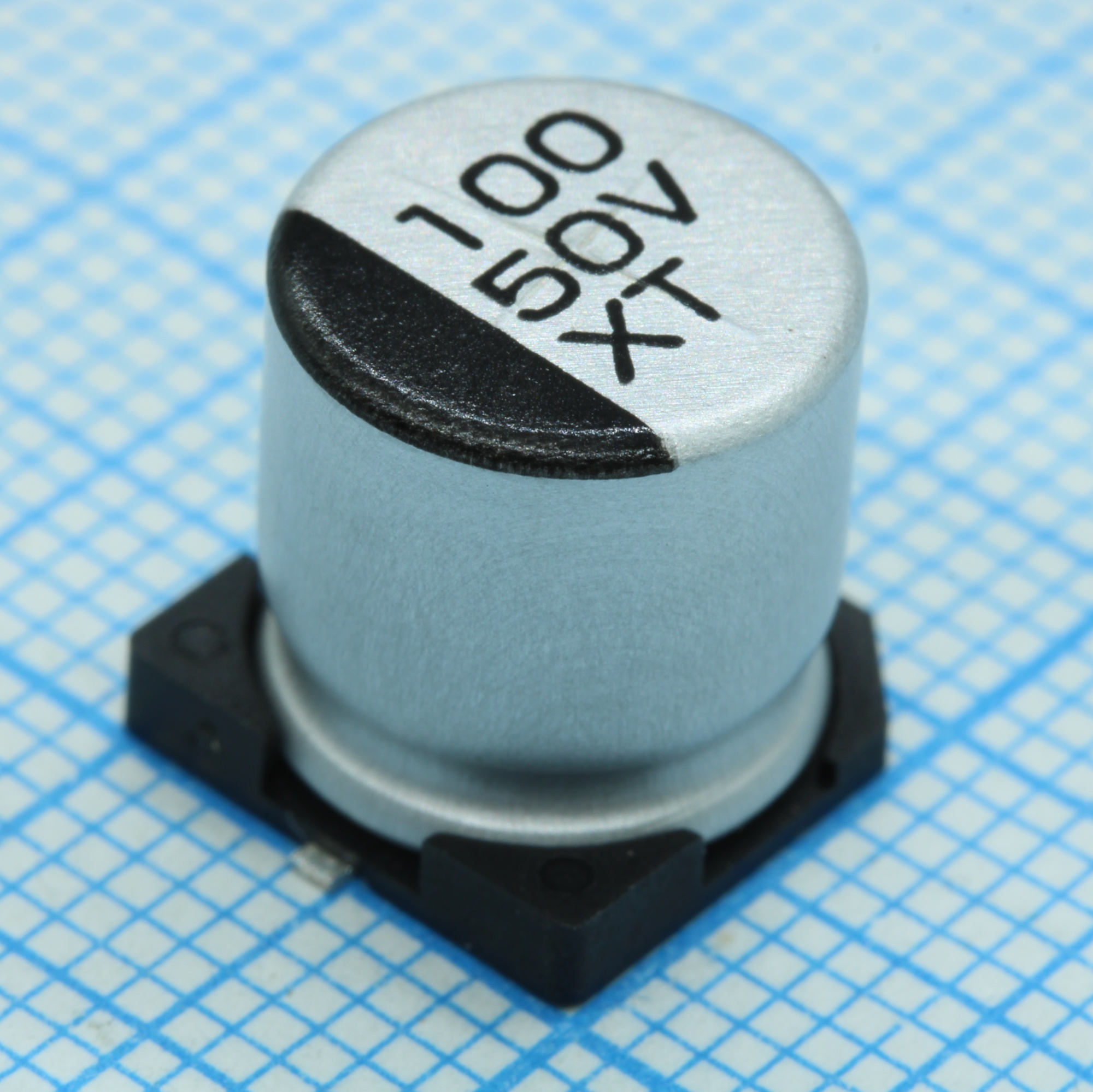 TS13C01H101MKT000R - Конденсатор алюминиевый электролитический 50В 100мкФ ±20%, SMD 10*10.5мм 175мА 2000ч, -40...+85°C