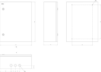 Корпус металлический ЩМП-06 SIMPLE 500х400х175 IP31 NO_SIMPLE_SHMP-06_IP31 Б0041657