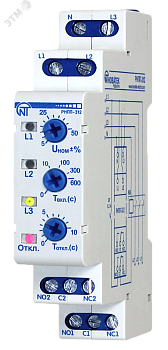 Реле напряжения трехфазное РНПП-312 одномодульное 3425600312