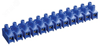 Зажим винтовой ЗВИ-30 н/г 6-16мм2 12пар синие UZV6-030-10