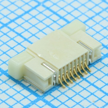 1734839-8 - Разъем FPC 8 контактов шаг 0.5мм угловой SMD лентана катушке