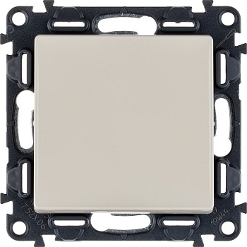 Переключатель 1-кл. СП Valena Life 10А IP20 250В 10AX с лицев. панелью безвинтов. зажимы механизм сл. кость Leg 752506