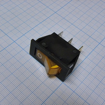 SWR 101-2B3 Ч/Ж IRS - Переключатель клавишный с подсветкой