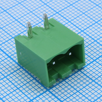 2EGTRC-5.0-02P-14-100 - Разъемный клеммный блок на плату, 2 контакта. Серия 2EGTRC-5.0