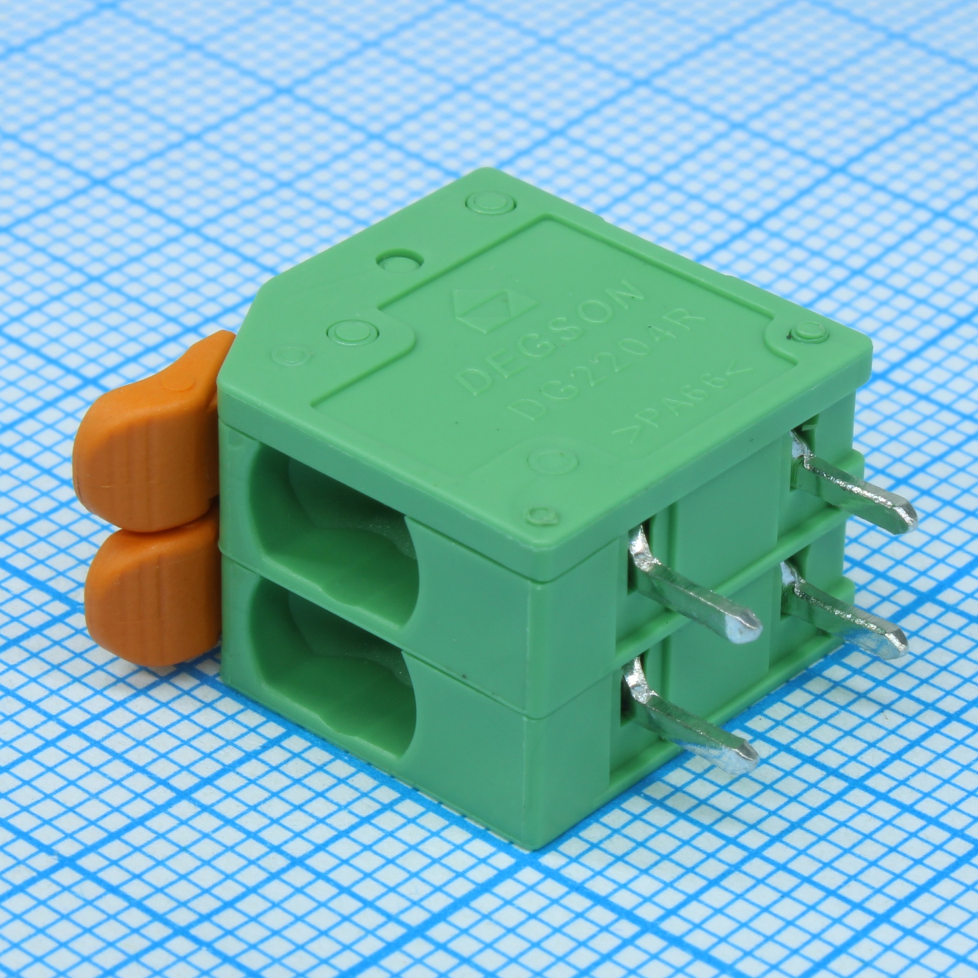 DG2204R-5.0-02P-14-00A(H) - Клеммник зажимной на плату