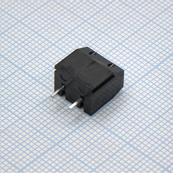 DG306-5.0-02P-13-00A(H) - Винтовой клеммный блок с защитой провода, 2 контакта. Серия DG306-5.0