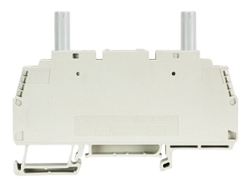 Клемма трансф. WK 6 TK P3/35 - Трансформаторная клемма, тип фиксации провода: винтовой, номинальное сечение: 6 мм кв., 32A, 400V, ширина: 8 мм, цвет: серый, тип монтажа: DIN 35