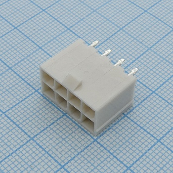 39288080 - Разъем типа провод-плата, вертикальный, 94V-0, 4.2 мм, 8 контакт(-ов), Штыревой Разъем