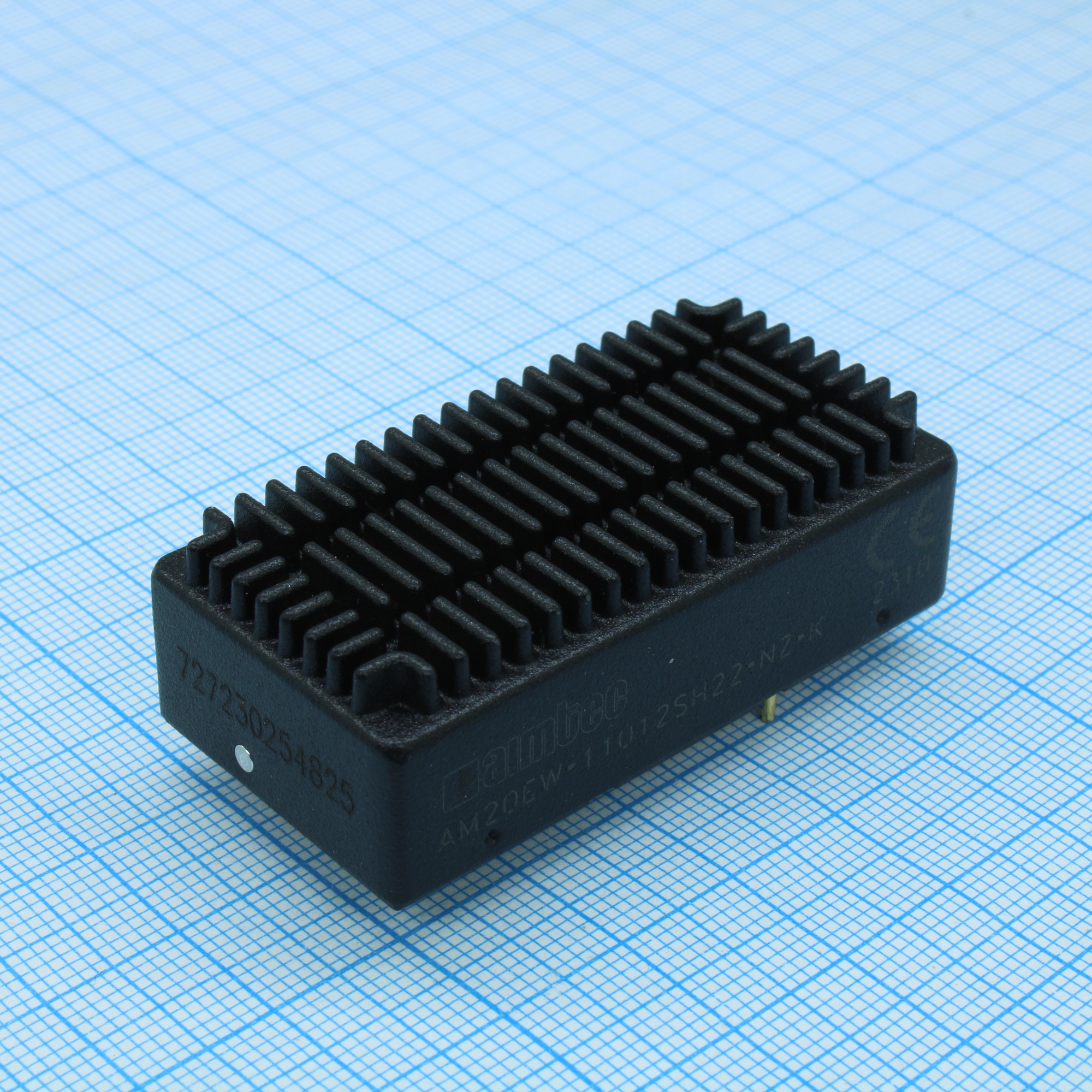 AM20EW-11012SH22-NZ-K - DC/DC, 20Вт, вход 40…160В, выход 12В/1.667А, изоляция 2250В DC, КПД 85%, максимальная емкостная нагрузка не более 1600мкФ, вход On/Off, 2x1", 76x31.5x25.1мм, -40…85°C, металл