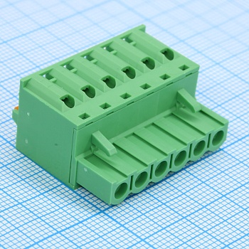 2EDGKD-5.0-06P-14-00A(H) - Разъемный клеммный блок, 6 контактов. Серия 2EDGKD-5.0