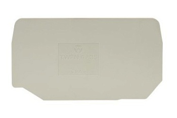 Пластина разд. TWFN 6/35 - Разделительная пластина, для клемм WKFN 6..., цвет: серый