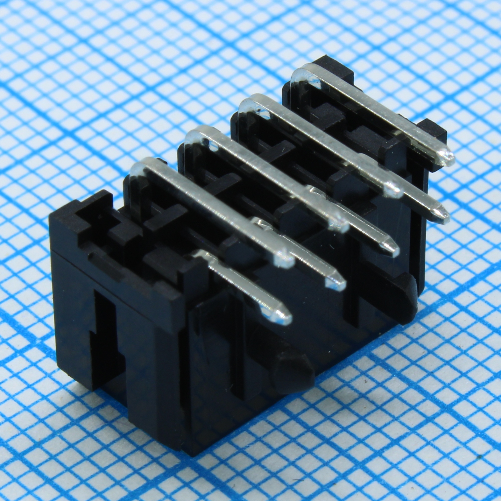 L-KLS1-XM1-3.00-2X04-R - Корпус разъёма 2х4 контакта шаг 3мм угловой