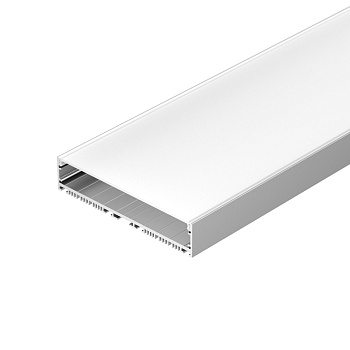 Профиль ARH-POWER-W150-2000 ANOD 036368 - Алюминиевый анодированный профиль для светодиодных лент и линеек. Габаритные размеры (LхWхH): 2000x153x32 мм. Ширина площадки для ленты 144 мм. Экраны, заглушки и другие аксессуары приобретаются отдельно. Цена за 