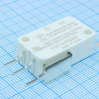 V19T16-P2Z400 - Микропереключатель SPDT 250В 16А 400гр