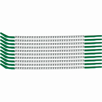 brd133185 - SCN-09-Z клипсы  белые, 300шт/упак, для провода 2,5-3,0мм диаметра, легенда Z