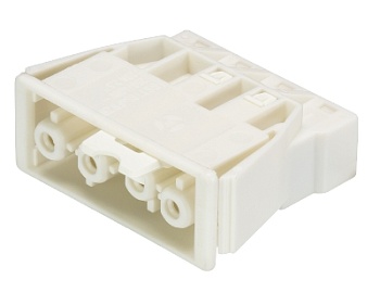 Розетка GST18I4F B2  R V   WS - Розеточный разъем в панель, 4 полюса, пружинная фиксация, толщина панели 0,5-1,5 мм номинальное напряжение: 250/400V, номинальный ток: 20A, цвет: белый, серия gesis GST18i4