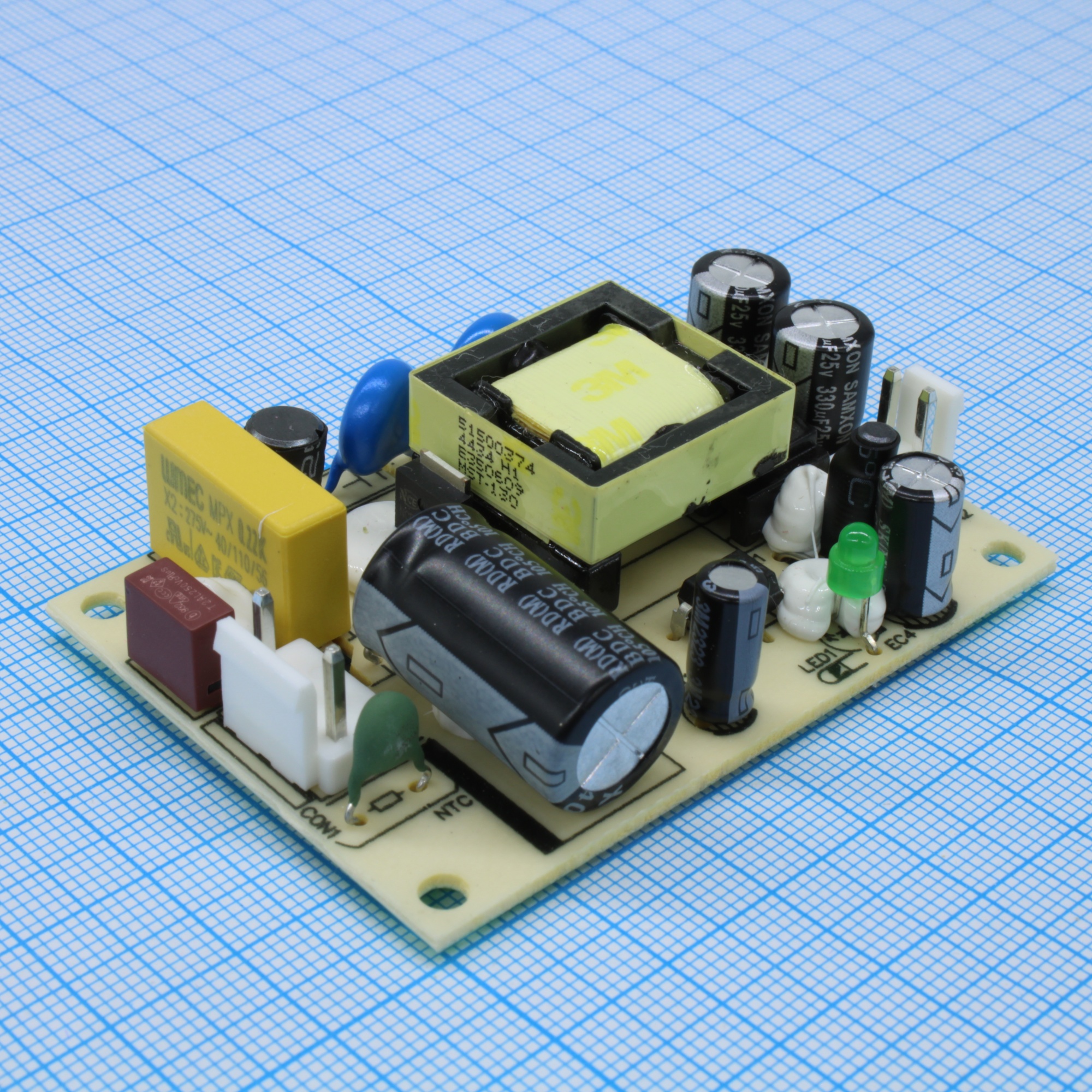 LO15-10B12 - Преобразователь АC/DC открытого исполнения 15 Вт, выход 12 В/1.25 А