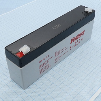 GP 12-2.3 (F1) - Аккумулятор свинцово-кислотный, размер 178*35*67, тип клеммы 4.8мм