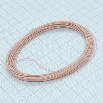 Провод  МГТФ  0.12  моток 10м - М-монтажный Г-гибкий Т-термостойкий Ф-изоляция из фторопласта