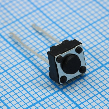 L-KLS7-TS6607-4.3-180-T - Кнопка тактильная прямая 6х6х4.3мм