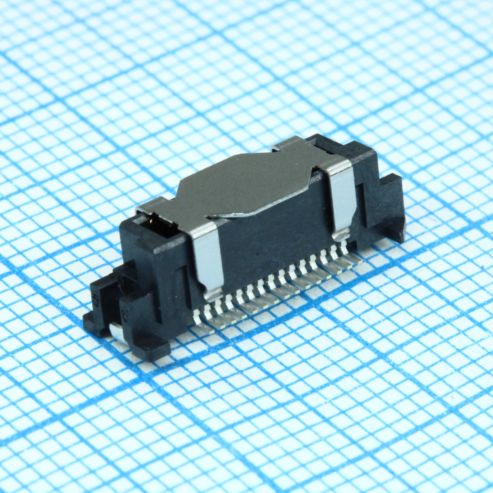 550910374 - Межплатный соединитель SlimStack 30 контактов шаг 0.635мм ширина 6.4мм