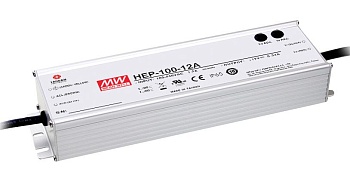 HEP-100-48A - AC-DC, 96Вт, вход 85…264V AC, 47…63Гц /120…370В DC, выход 48В/2A (рег.43…53В), изоляция 3750В AC, в корпусе 220х68х38.8мм, -55…+70°С, корректор коэф. мощности, IP65