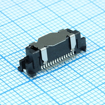 550910374 - Межплатный соединитель SlimStack 30 контактов шаг 0.635мм ширина 6.4мм