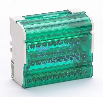 Кросс-модуль ШН-103 на DIN-рейку 4х11 групп 125А 32018DEK