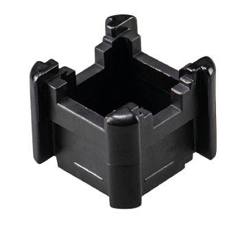 Монтажное основание WST H 10x3 / 6x6 - Держатель шины 10x3 / 6x6, пластик, цвет: черный