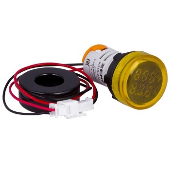 Индикатор значения тока и напряжения ED16-22AVD 100А желт. PROxima ed16-22avd-y - Лампа сигнальная d22-230V желт