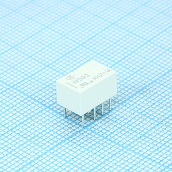 HFD4/3 - Сверхминиатюрное сигнальное реле серия HFD4 2A DPDT (две группы на переключение) катушка 3В монтаж в отверстие