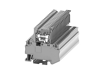 Клемма с держат. предохр. TC4-FUSE-GY - Клемма с держателем предохранителя, тип фиксации провода: пружинный, номинальное сечение: 4 мм кв., 6,3A, 500V, ширина: 6,2 мм, цвет: серый, тип монтажа: DIN 35