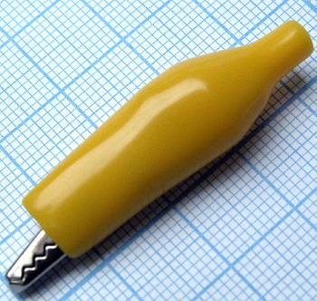 крокодил   8002  Yellow(1226) - зажим типа крокодил