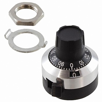 H-516-6A - Верньер с цифровой шкалой на 15 оборотов, диаметр 22.8мм