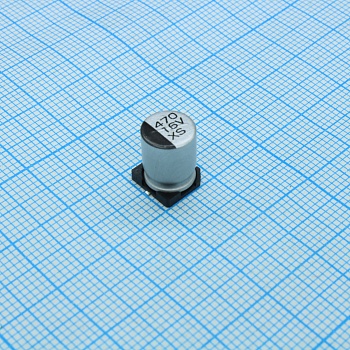 TS13C01C471MJT000R - Конденсатор алюминиевый электролитический SMD 470мкФ 16В ±20% (8 X 10.5мм) 270мА 2000час 85°С лента на катушке