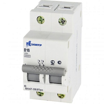 ВА47-063Про, 2P, 25A, Icu-4,5kA, х-ка С 7000128