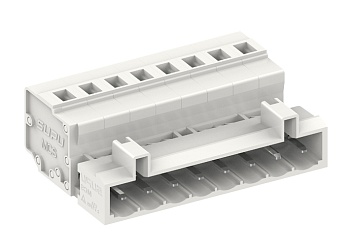 Вилочный разъем на кабель 450911 - Вилочный разъем, прямой, на кабель, шаг: 5.0 мм, 11 полюсов, фиксация провода пружинная, исполнение: стандартное, 320V, 12A, цвет: серый