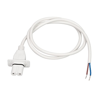 Коннектор ARL-TAIL-1000-CON-F-2pin (WH) 030992 - Коннектор питания для светильников LARGO. Длина кабеля 1000 мм. При использовании с треками и аксессуарами другой серии возможно отличие по цвету. Подходит только для двухфазной версии светильника. Напряжен