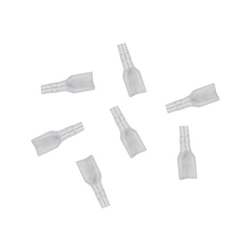 Изолятор для плоской клеммы 26мм DR250-25-26-18 08-0900 - Изолятор для плоских клемм, ширина 8мм, высота 3.5мм, длина 26мм, диаметр проводника 2.5мм