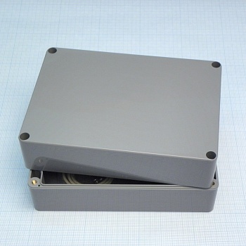 G340 - Герметичный корпус из прочного ABS пластика, IP65, темно-серый