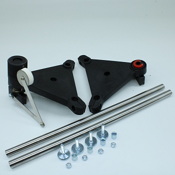 ESF 120 ESD ANTIST. PCB-HOLDER - Держатель печатных плат с пружинным зажимом и упругой прокладкой для фиксации компонентов, размер 160х235мм, вращение на 360°