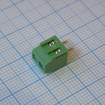 DG381-3.5-02P-14-00A(H) - Винтовой клеммный блок. Серия DG381-3.5