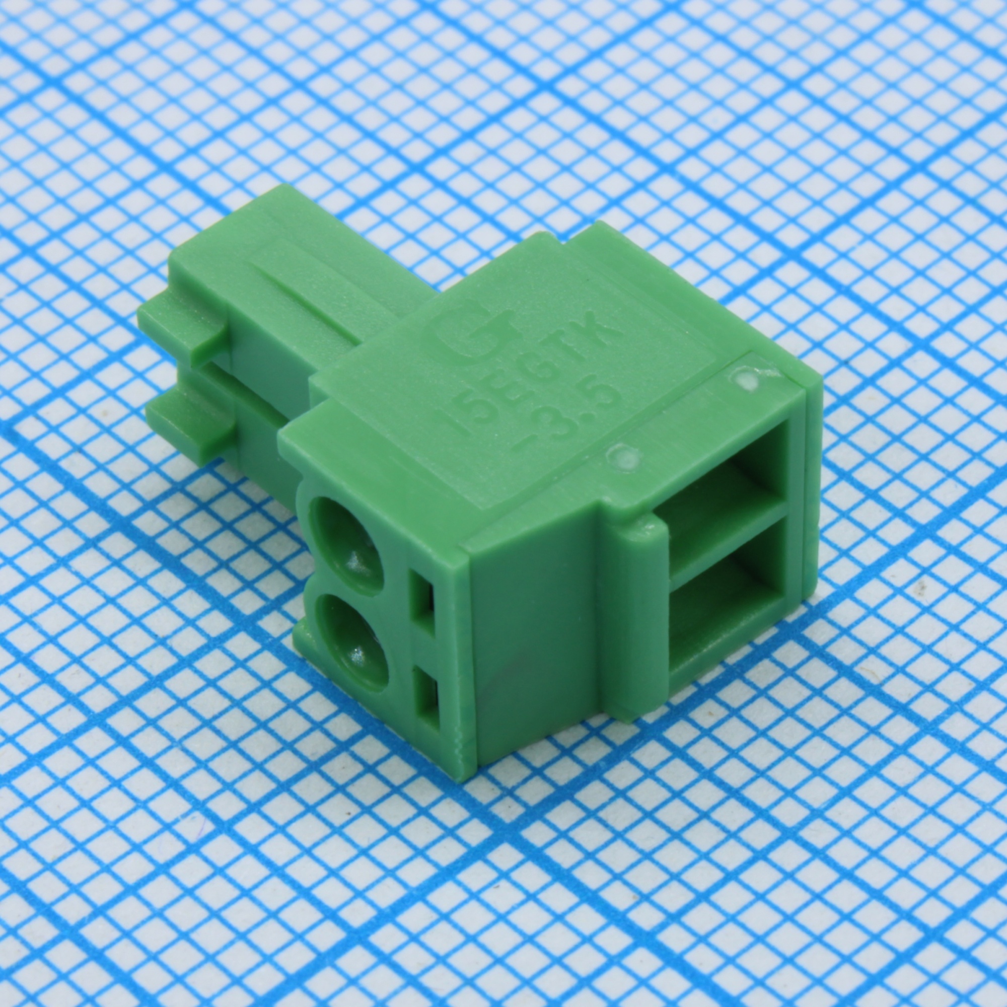 15EGTK-3.5-02P-14-00 - Разъемный клеммный блок, 2 контакта. Серия 15EGTK-3.5