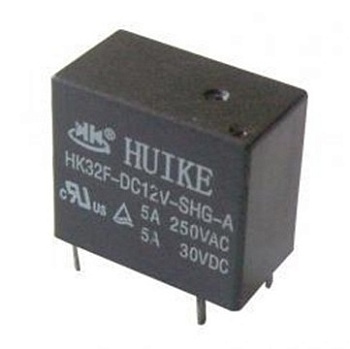 HK32F-DC5V-SHG - Реле силовое, 5А одина контактная группа-два направления катушка 5В 55Ом