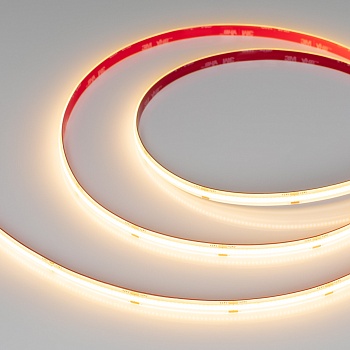 Лента герметичная COB-SE-X480-8mm 24V Warm2700 (10 W/m, IP65, 5m) 045857 - Лента COB сплошной засветки без видимых светодиодов, герметичная IP65 (SE - силиконовое покрытие). Светодиоды CSP 480 шт/м (2400шт на 5м). Цвет свечения ТЕПЛЫЙ 2700K, высокий индек