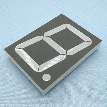 FYS-40011DUB-21 - 1 разрядный индикатор 101,6мм/синий/470нм/80-120мкд/ОА